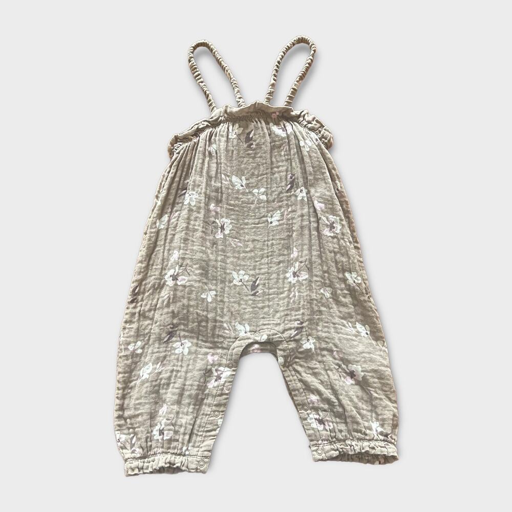 Peek Floral Baby Toddler Spaghetti Strap Romper 18-24mos Cute & Comfy Summer